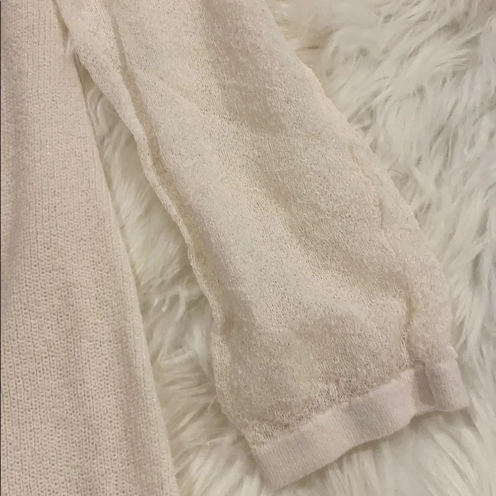 Plus Size Marshmallow Jennifer Lopez Lurex Sweater